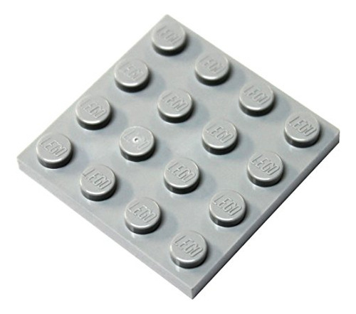 Piezas Y Piezas De Lego Gris Claro, Gris Piedra Mediana, 4x4