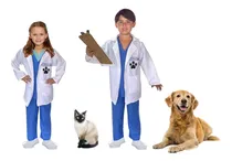 Comprar Disfraces De Doctores - Disfraz De Veterinario - Disfraces Para Niñas Y Niños Disfraz De Enfermero Disfraces Doctor Uniforme Medicina Oficios Trabajos