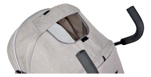 Coche Paragüita Reforzado Bebe Paseo Carrito Bipokids Beige Gris