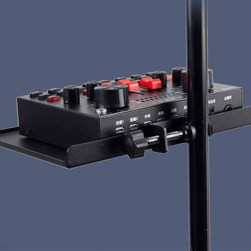 Útil Soporte Para Micrófono, Bandeja Para Accesorios Con Cli