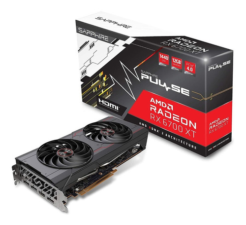 Placa De Video Sapphire Pulse Rx 6700 Xt Gaming 12gb Radeon