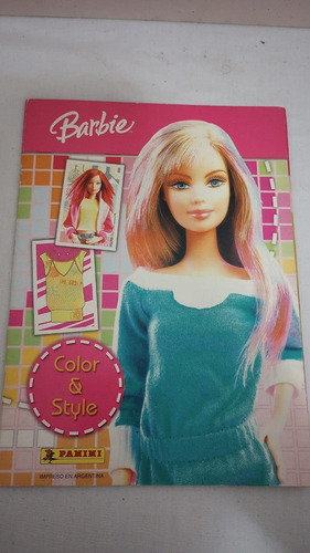 'album Barbie Color & Style. Panini. 2006. Vacío