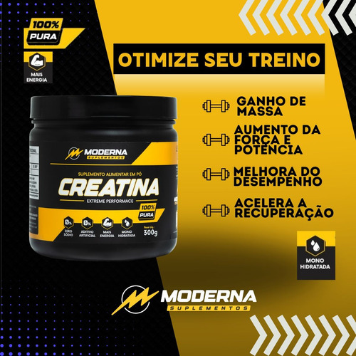 Creatina Monohidratada Moderna Suplementos 40g Envelope