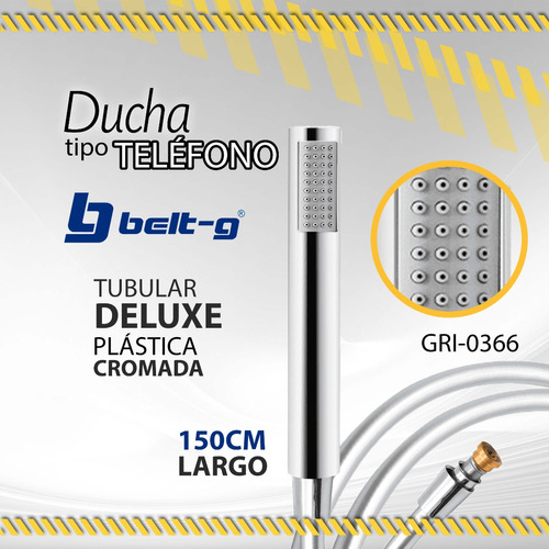 Ducha Telefono Belt-g Mod. Tubular Deluxe Gri-0366 / 05777