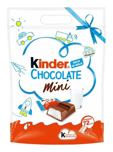 Kinder Chocolate Mini Duty Free, Pack 2 X 108 G