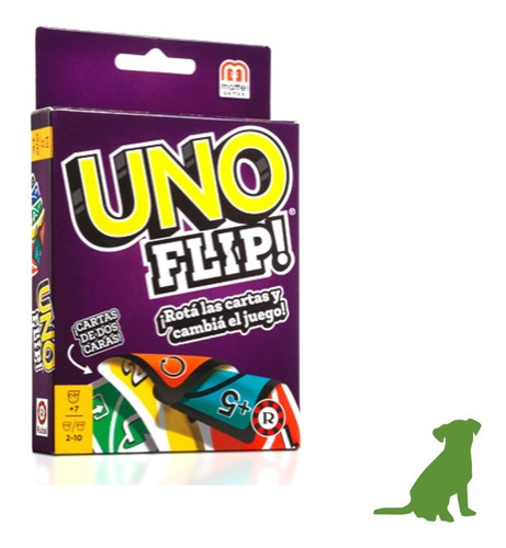 Juego De Cartas Uno Flip Ruibal - El Perro Verde Juegos