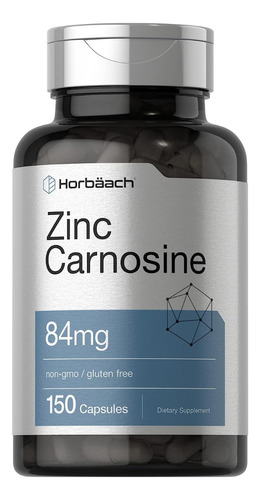 Suplemento De Carnosina De Zinc 84mg 150 Capsulas  Horbaach