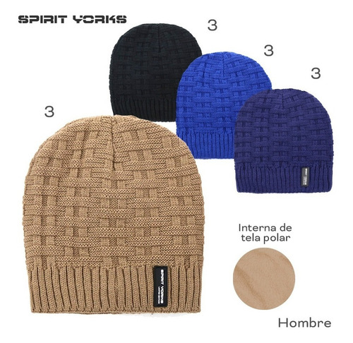 Gorro De Lana Spirit Yorks Hombre Mujer Unisex Sin Genero