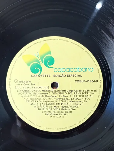 Lp Lafayette - Edição Especial | Parcelamento sem juros