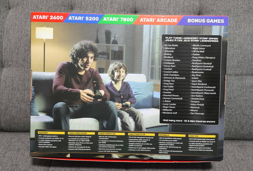 My Arcade Atari Station Pro Video Game Console 200+ Cor Pret Preto (Usado)