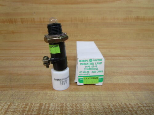 General Electric 0116b6708 G3 Ge Indicating Lamp 0165a78 Yyj