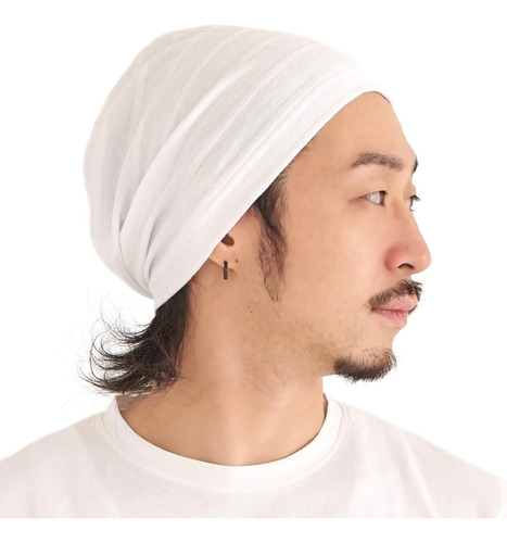 Gorro Ligero De Verano Para Mujer, Gorro Holgado De Algodón Blanco Talla Única