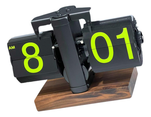 Reloj Con Tapa Automática, Reloj Abatible Hacia Negro