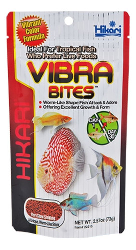 Hikari Vibra Bites 73g. Alimento Japones Para Peces