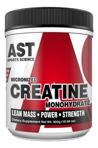 Creatine Monohydrate Micronized 300g Ast Sports Science