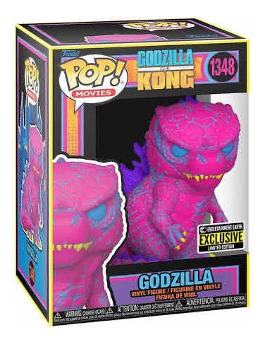 Godzilla Vs. Kong Godzilla Black Light Pop! Vinyl - Ee Excl.