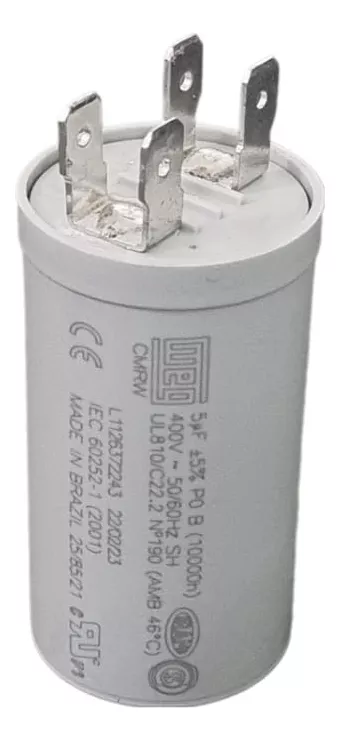 Primeira imagem para pesquisa de capacitor 7 5uf 400v