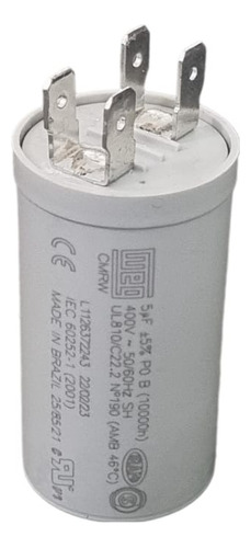 Capacitor Cmrw 5uf +-5% 400v 50/60hz (10000h) Weg