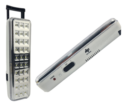 Luminária De Emergência Recarregável Com 30 Leds - Sh-6630