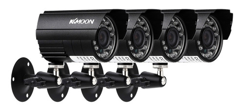 Kkmoon® - Juego De 4 Cámaras De Cctv Ahd 720p Resistentes A