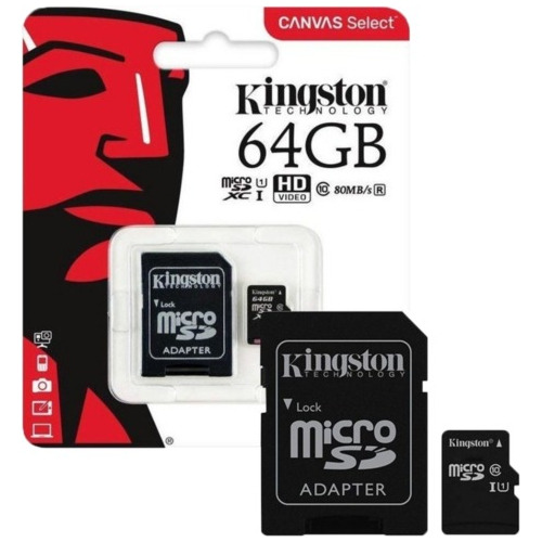 Memoria Micro Sd 64gb Clase 10 Kingston