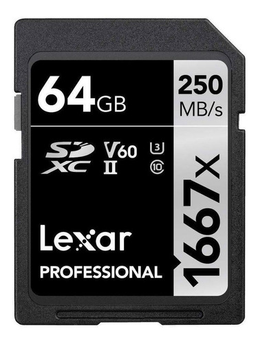 Cartão de memória Lexar LSD64GCBNA1667  Professional 64GB