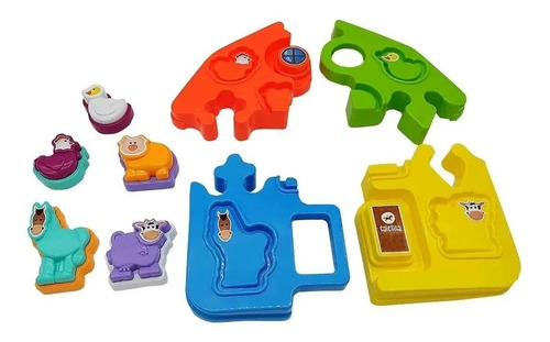 Imagen 6 de 8 de Rompecabeza Educativo Encastrable Didactico Puzzle Mania 814