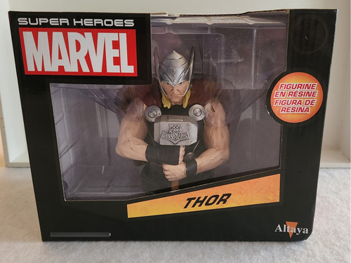 Figura Muñeco Marvel Thor Super Héroes Altaya Resina 