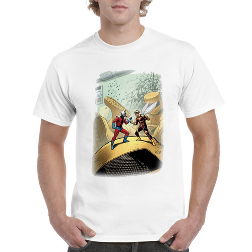 Camisas Wasp Y Ant Man Comic Marvel Tallas Disponibles