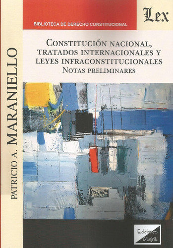 Constitucion Nacional Tratados Internacionales Maraniello