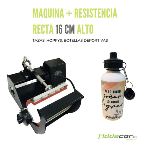 Maquina Sublimadora De Hoppys/termos 16 Cm De Alto! La Mejor