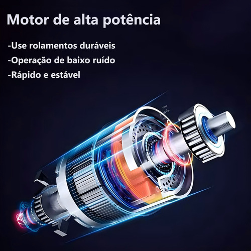 Mixer Power Inox 3 Em1 500w Eletro Domestico Mix Processador Cor Prateado 127v