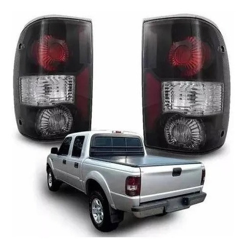 Par Lanterna Ford Ranger 2005 2006 2007 2008 2009 Sport Fumê