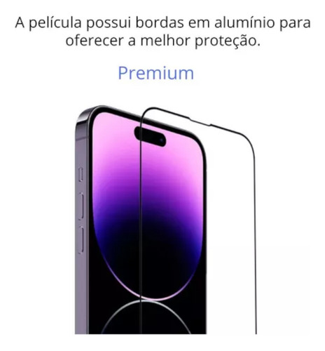 Película De Vidro 3d P/ iPhone 7/8 Plus Xs Xr 11 Pro Max 12