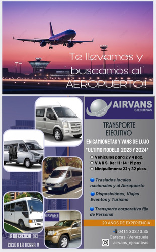 Transporte Ejecutivo Traslados De Personal Viajes Eventos