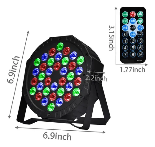 Luces Led Rgb Para Fiestas, Activadas Por Sonido
