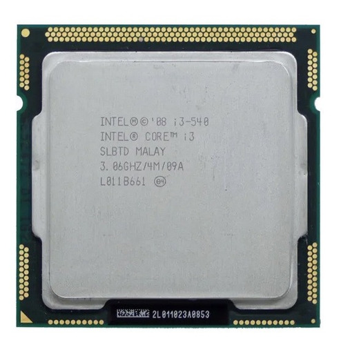 Processador Intel Core I3-540 3 Ghz Lga 1156 Sem Cooler
