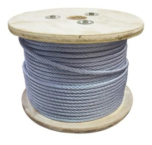 Cable De Acero Galvanizado Flex 6x7+1 Ø 3mm X100m Env Gratis