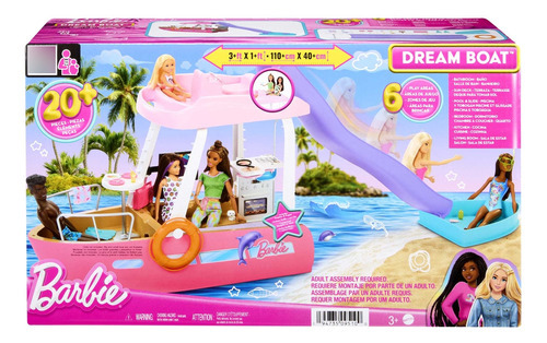 Barbie Set De Juego Bote De Los Sueños Dream Boat +20 Pzs (Usado)