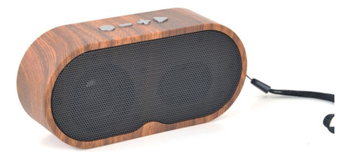 Altavoz Bluetooth Retro F3 Con Vetas De Madera