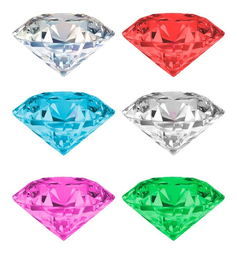 Diamante Expositor Unhas Brilhante Gigante Cristal Nail