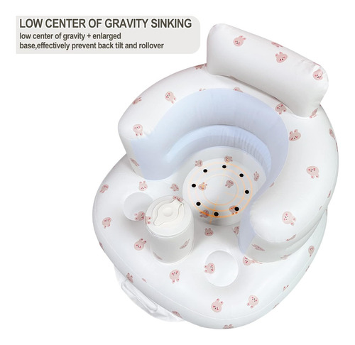 Silla De Bebé Inflable, Asiento Inflable Para Bebés De 3 Mes