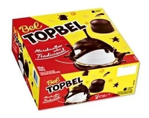 Top Bel Topbel Marshmallow Chocolate Tradicional C/50un Bel