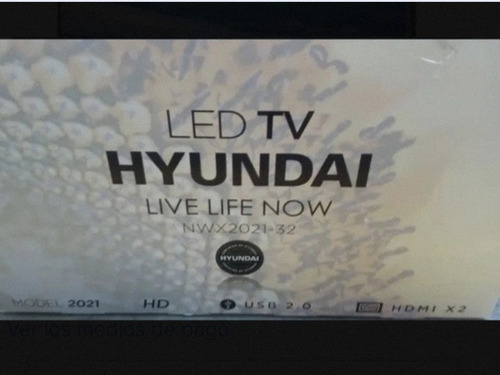 Imagen 2 de 3 de Televisor Hyundai 32 Led Tv Hd (no Smart)