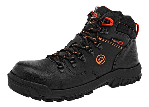 Botin Industrial De Cliff Para Hombre Negro 1051 T6