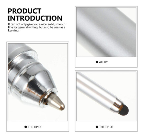Mikikit Stylus Pluma Con Llavero, Plumas De Lápiz Ópticas De