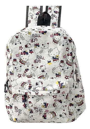 Mochila Escolar Hello Kitty Sanrio For Women With Graffiti