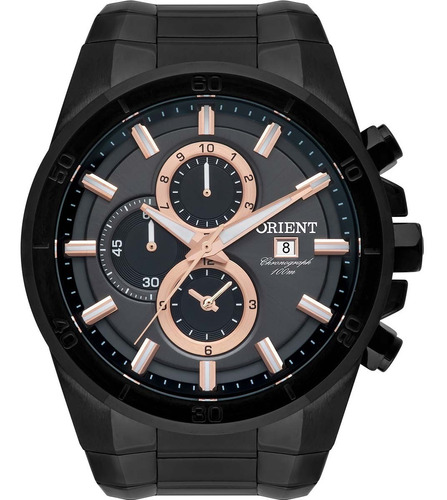 Relógio Orient Masculino Preto Cronógrafo Esportivo Mpssc019