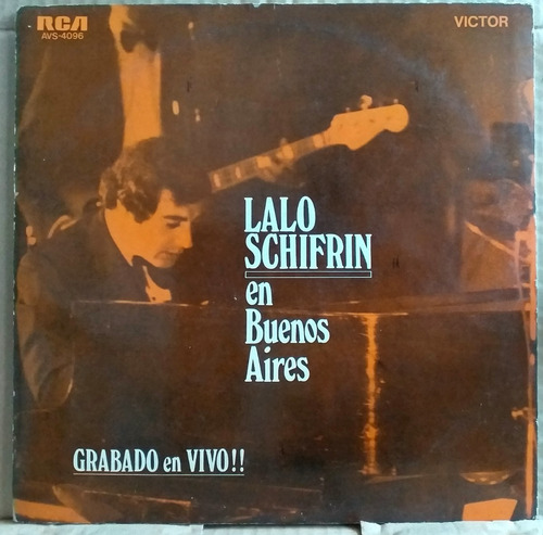 Lalo Schifrin - En Buenos Aires - Lp Vinilo Año 1970 - Jazz 