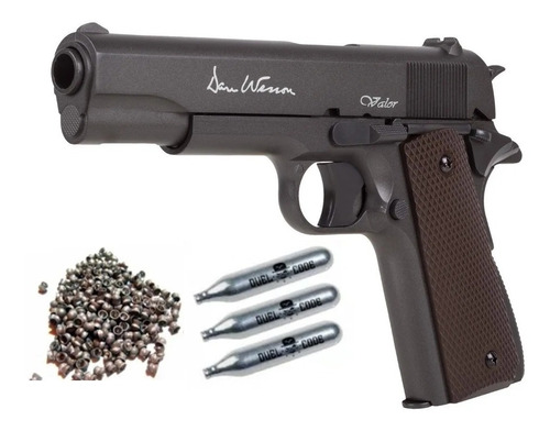 Pistola Co2 4.5mm Asg Dan Wesson Valor 1911 Balines Copita